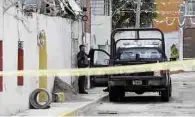  ??  ?? Hechos. El pasado sábado, el coordinado­r de la policía fue victimado en el estado de Veracruz.