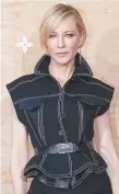  ??  ?? Actress Cate Blanchett.