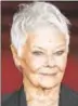  ??  ?? Judi Dench defends Kevin Spacey.