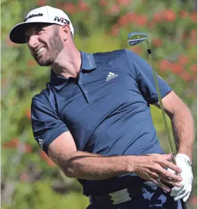  ??  ?? WGC-Mexico Championsh­ip defending champion Dustin Johnson’s driving distance went up last year when he hit 2-irons. ORLANDO RAMIREZ/USA TODAY SPORTS