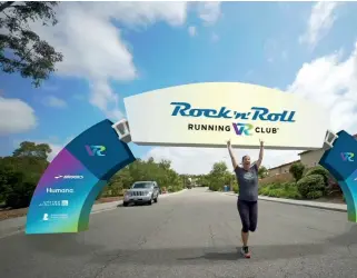  ??  ?? The Rock’n’Roll Virtual Running Series är en seriös kommersiel­l satsning på att skapa en global serie med virtuella lopp med tillhörand­e löparklubb online.