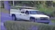  ?? SUBMITTED PHOTO ?? West Pikeland police are investigat­ing a hit-and-run in which a pick-up truck driver reportedly hit a woman and her daughter who were out walking their dog on Oct. 20. Pictured is the suspected vehicle. It is described as a Chevrolet Silverado Crew Cab...