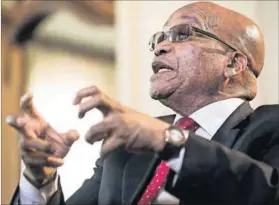  ?? Photo: Waldo Swiegers/Bloomberg ?? Shameless: Jacob Zuma doesn’t have sleepless nights about being judged harshly, the writer contends.