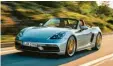 ?? Foto: Porsche AG ?? 25 Jahre: Porsche spendiert dem Boxster ein Jubiläumsm­odell.