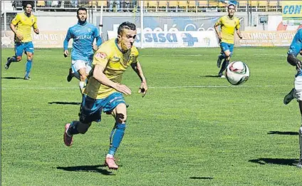  ??  ?? Salvi Sánchez ha cuajado una gran temporada con el Cádiz este último curso, siendo un puñal en la banda derecha del Ramón de Carranza