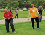  ?? MEDIANEWS GROUP FILE PHOTO ?? Active older adults participat­e in the Montgomery County Senior Games at the Blue Bell campus of Montgomery County Community College.