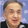  ??  ?? Sergio Marchionne