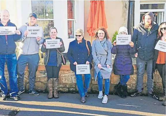  ??  ?? Banner’s House staff are worried about making ends meet as they have not been paid their salaries by the company.