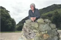  ?? PHOTO: GREGOR RICHARDSON ?? Concerned . . . Otakou Runanga komiti coordinato­r Natalie Karaitiana has concerns for the safety of whoever stole a 4.5kg piece of pounamu which was set in a memorial stone outside the church at the Otakou marae.