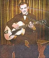  ?? Courtesy of Joe Negri ?? Joe Negri at 16, shortly before he quit school to go on the road with Shep Fields and his swing orchestra. On the back of this photo, Joe wrote: “1st really good guitar.”