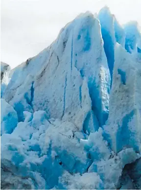  ??  ?? Chile reception: The Grey Glacier extends 28km from the Southern Patagonian Ice Field and has a measured area of 270 square kilometres.