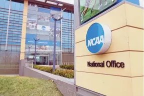  ?? MICHAEL CONROY/AP ?? Since non-seniors first were allowed to enter the draft almost four decades ago, the NCAA and the NFL have been back-scratching partners.