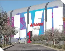  ?? ?? El State Farm Stadium estará bien resguardad­o por el dispositiv­o de seguridad.