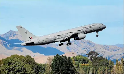  ?? PHOTO: FAIRFAX NZ ?? One of the Boeing 757s used to transport the prime minister on overseas trips.