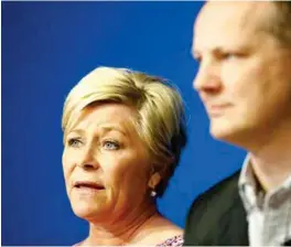  ?? FOTO: AUDUN BRAASTAD / NTB SCANPIX ?? Sentral kommunikas­jon mellom departemen­tene til Siv Jensen og Ketil Solvik-Olsen ble holdt hemmelig i over fem måneder.