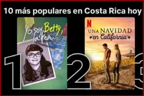  ?? FOTO: ARCHIVO ?? ‘Yo soy Betty, la fea’ siempre está entre las produccion­es más vistas en Costa Rica, incluso sobre estrenos esperados.