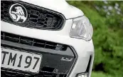  ??  ?? The magic badge: SS has the EXHSV LS3 6.2-litre V8.