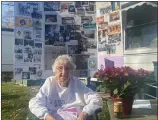  ?? COURTESY JENNIFER BAUER ?? Helen Brandes, 101, of Royal Oak at a her socially distanced birthday party outside on Saturday. Of her life, she observed that “people were so nice to me, and I was always nice to them and I would try to help them if they needed help.”