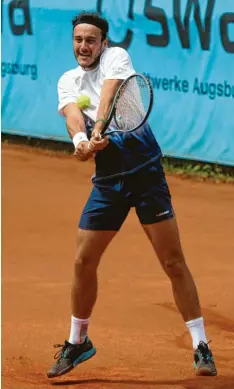  ?? Foto: Michael Hochgemuth ?? Constantin Frantzen hat Studium und Tennis verbunden.