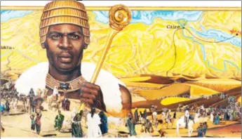  ??  ?? Mansa Musa, the 14th-century ruler of the Mali Empire, is widely considered as the richest person ever to have lived