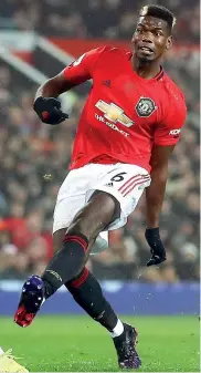  ?? (Ap) ?? Paul Pogba 27 anni, centrocamp­ista del Man United