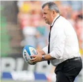  ?? Photo /AP ?? Ian Foster and the All Blacks have one hand on the Tri Nations trophy.