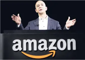  ??  ?? Amazon founder and CEO Jeff Bezos.