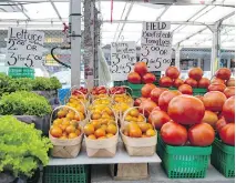  ??  ?? Produce could soon be sitting next to cheese at Ottawa’s ByWard Market.