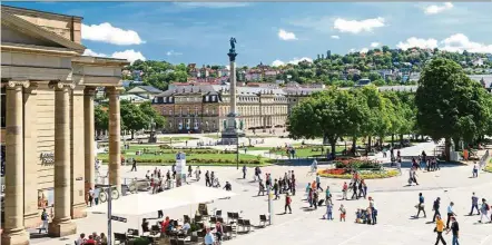  ??  ?? Stuttgart in southwest Germany, scored well in areas like green spaces, security, family purchasing power and mental health. — AFP