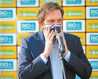  ?? RICARDO CASSIANO ?? MP ‘de orelha em pé’ com Crivella: valor de item indicaria “falta de austeridad­e nos gastos públicos”