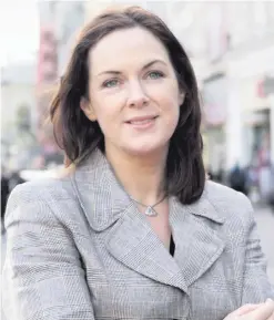  ??  ?? Angela McGowan will take up her new role as CBI director in October