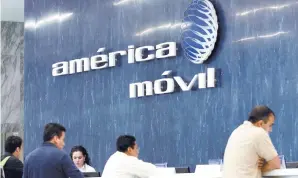  ??  ?? América Móvil informó que su EBITDA fue de 81 mil 656 millones de pesos en el primer trimestre del año.