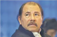  ??  ?? Declaracio­nes. El presidente Daniel Ortega acusó al mando militar de Bolivia de venderse a Estados Unidos.