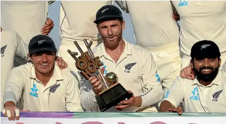  ??  ?? Kane Williamson has successful­ly stamped his own blueprint on the captaincy of the Black Caps.