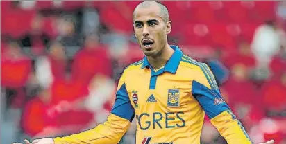  ??  ?? Guido Pizarro, centrocamp­ista del Tigres de México, fue internacio­nal absoluto con la albicelest­e antes de la llegada de Sampaoli