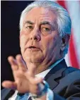  ?? Foto: afp ?? Guter Bekannter Putins: Minister Kandi dat und Exxon Chef Rex Tillerson