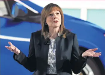  ??  ?? Mary Barra prošle je godine imenovana predsjedni­com uprave General Motorsa