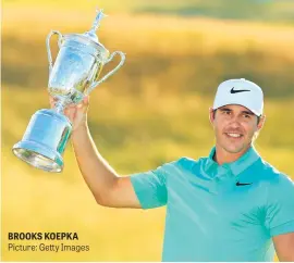  ?? Picture: Getty Images ?? BROOKS KOEPKA