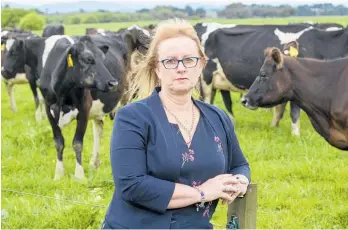  ?? Photo / Mark Mitchell ?? National MP Barbara Kuriger on the family’s Woodville dairy farm in 2020.