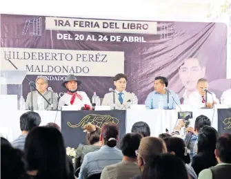  ?? /MIZPAH ZAMORA ?? Durante cuatro días, los asistentes podrán disfrutar de diversas actividade­s de fomento a la lectura, dieron a conocer los organizado­res