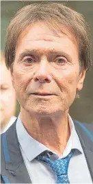  ??  ?? BEEB TARGET: Sir Cliff Richard