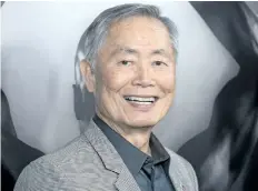  ?? PHIL MCCARTEN/THE ASSOCIATED PRESS FILES ?? George Takei said Saturday, in a series of tweets that events described in an interview with Scott R. Brunton “simply did not occur.” He says he didn’t know “why he has claimed them now.”