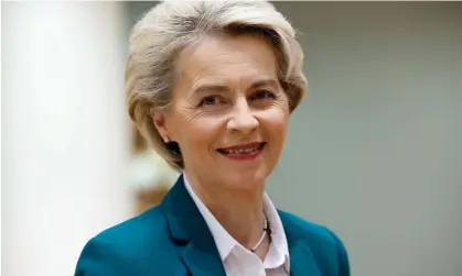  ?? Photograph: Piroschka van de Wouw/Reuters ?? The European Commission president, Ursula von der Leyen, is thought to have hopes the Windsor framework could see the UK link up with Horizon Europe.