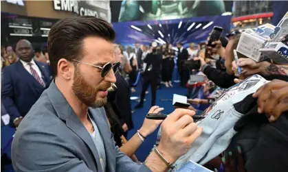  ?? ?? Chris Evans at the London premiere of Lightyear. Photograph: Gareth Cattermole/Getty Images forWalt Disney Studios Motion Pictures UK