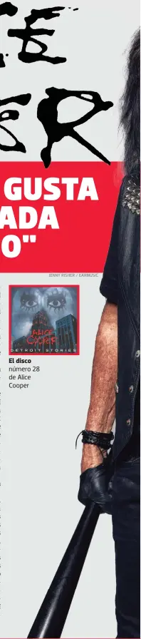  ??  ?? El disco número 28 de Alice Cooper
JENNY RISHER / EARMUSIC