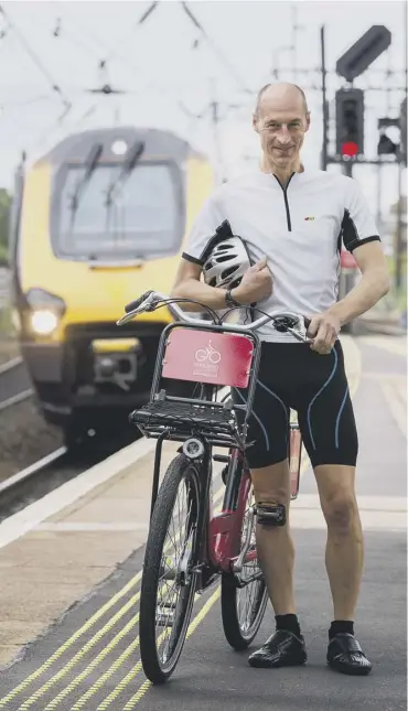  ??  ?? 0 Former world cycling champion Graeme Obree promoting the scheme in Edinburgh in 2015