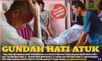  ??  ?? LAPORAN muka depan Harian Metro, 13 Mac lalu.