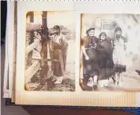  ?? COURTESY OF THE INSTITUTE OF AMERICAN INDIAN ARTS ?? The IAIA has received a grant to restore keepsakes that belonged to artist Pop Chalee, among them this photo album.