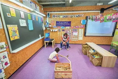  ?? EFE ?? Está previsto que el lunes reabran sus puertas los colegios y guarderías de Barcelona y Lleida