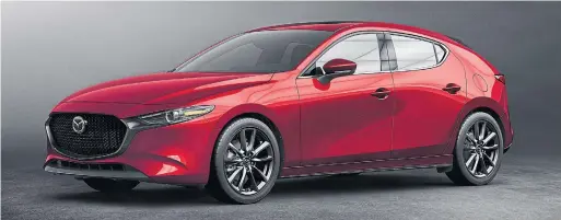  ?? MAZDA CANADA ?? Pricing for the 2019 Mazda3 Sport hatchback starts at $21,300. With more than six million sold globally since 2003, the Mazda3 is a key driver of Mazda’s growth.